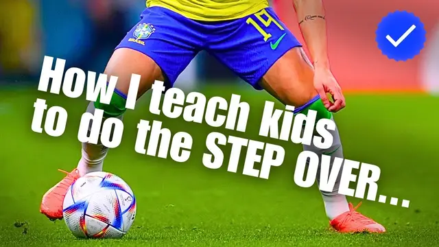 How I teach kids to do the Step Over Soccer Trick (and you can too)