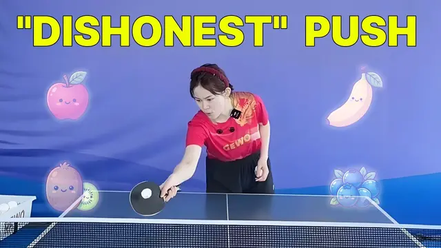The "Dishonest" Push: The Secret to a Killer Forehand Push Isn't Heavy Spin