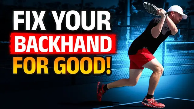 Fix Your Pickleball Backhand: Create Consistency & Control Your Backhand