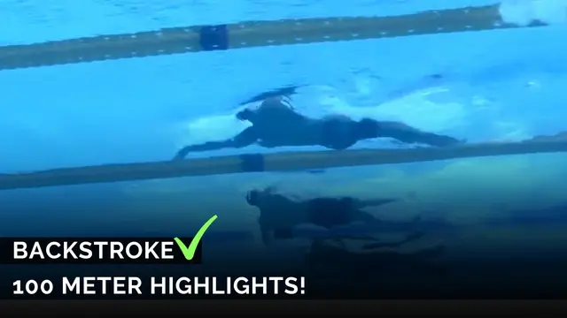 100M Backstroke Highlights! | Backstroke Arm Cycle | Swim Technique