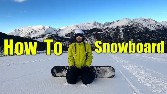 How to Snowboard for the First Time - Falling leaf + One foot riding