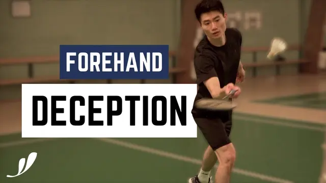 AWESOME and SIMPLE forehand DECEPTION | Basic Feather | Badminton tutorial