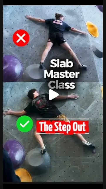 Slab climbing