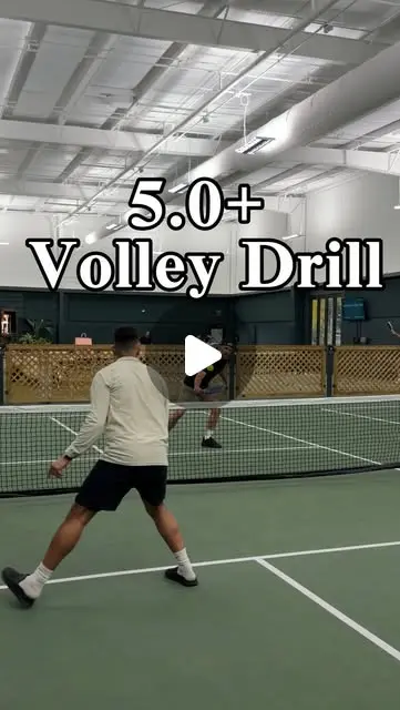 This is a 5.0+ volley control drill. And it is not about speed. ...