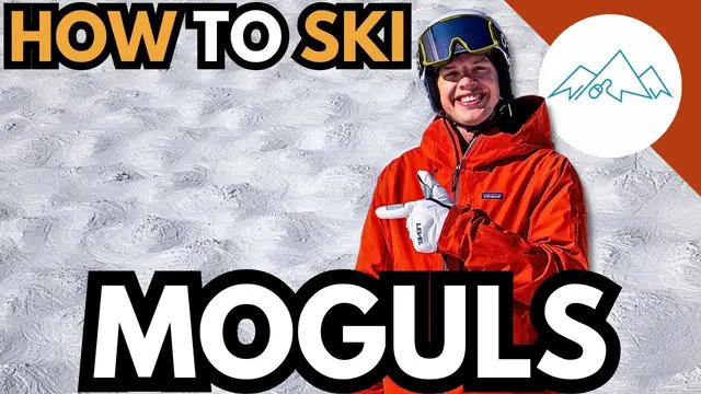 Skiing moguls