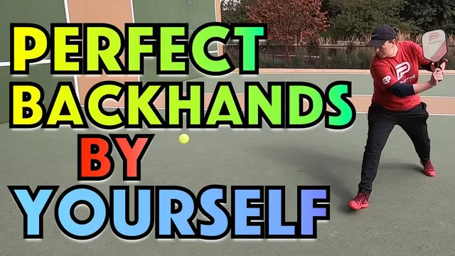 5 Wall Drills For Perfect Pickleball Backhands BY YOURSELF