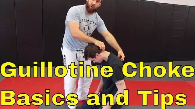 Simple Guillotine Choke Tips for 10 Year Old BJJ Competitor