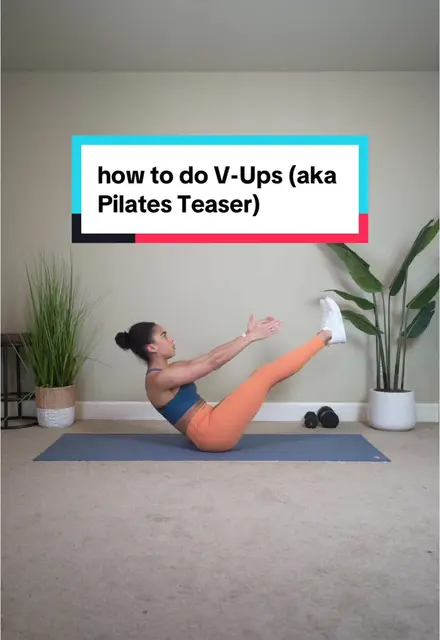 V-Ups Tutorial for Stronger Abs: Master the Pilates Teaser