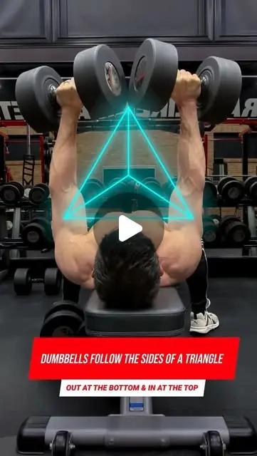 Here's a quick form check for you on the dumbbell bench ...
