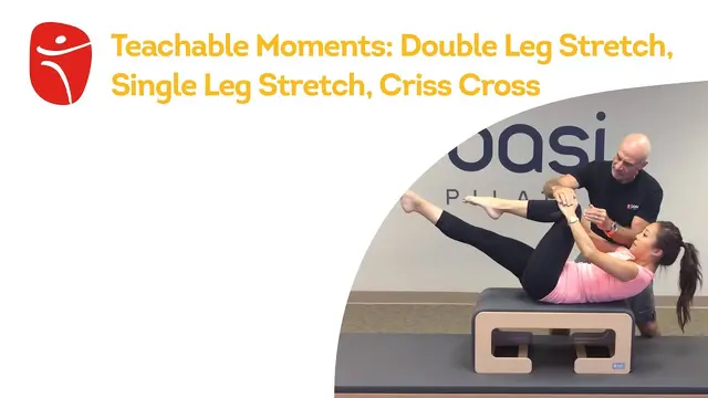 BASI Pilates Teachable Moments: Double Leg Stretch, Single Leg Stretch, Criss Cross