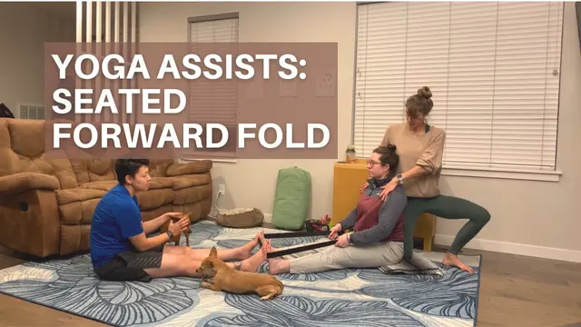 Yoga assists: Seated forward fold