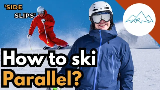 How to ski down steeps slopes beginners | How to ski Parallel | How to keep skis parallel