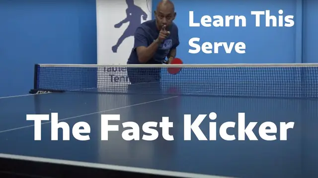 Learn the Fast Topspin Kicker Serve | Table Tennis | PingSkills