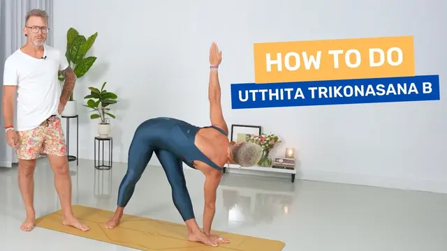 How to do Utthita Trikonasana B | Extended Triangle Pose B in Ashtanga Yoga