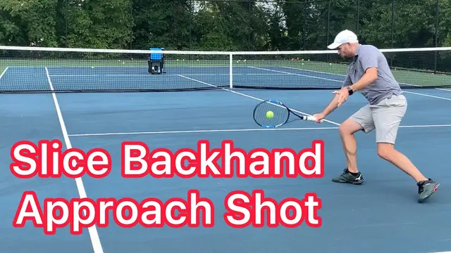 Hit A Perfect Slice Backhand Approach Shot (Tennis Technique Explained)