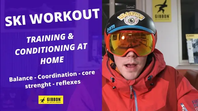 SKI WORKOUT AT HOME | Slackline training & conditioning for ski