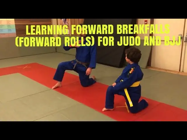 LEARNING FORWARD BREAKFALLS (FORWARD ROLLS) FOR JUDO AND BJJ
