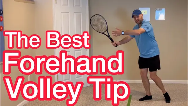 Here’s An Awesome Forehand Volley Tip (Play Tennis With Confidence)