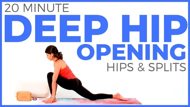 20 minute Deep Hip Opening Yoga for Flexibility & SPLITS