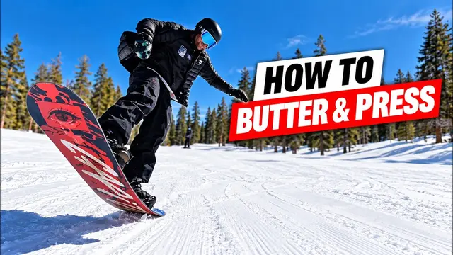 How To Butter & Press on your Snowboard