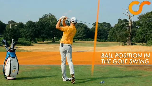 BALL POSITION IN THE GOLF SWING