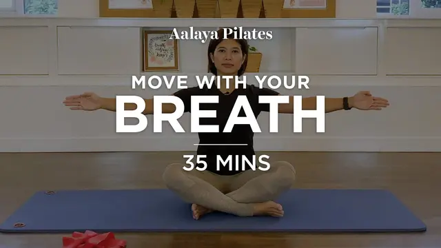 Move with your breath - Pilates Matwork Beginner - How to move using diaphragmatic breathing