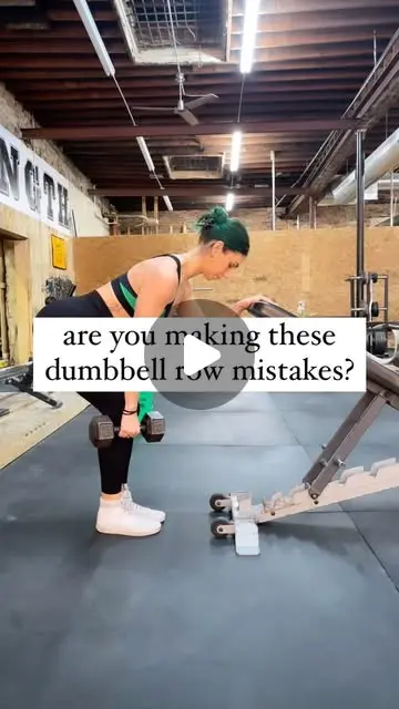 FIX YOUR SH*T: dumbbell row. β’ This movement seems ...