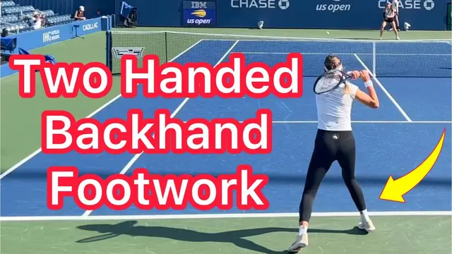 Victoria Azarenkaโs Two Handed Backhand Footwork (Pro Tennis Technique)