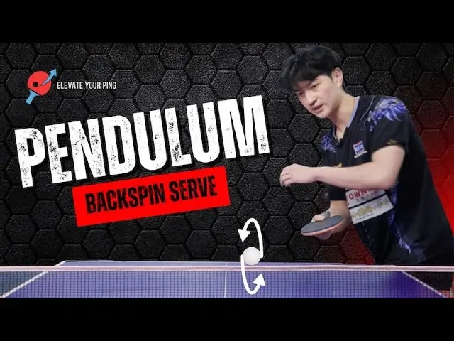 How to Do a Pendulum Backspin Serve in Table Tennis