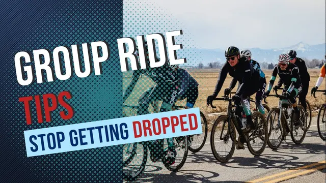Group Ride and Paceline Tip to Stop Getting Dropped